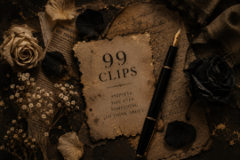 99 Clips vintage feature image for short personal growth reflections on confidence, self-worth, boundaries, and emotional discipline.
